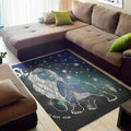 Constellation Of Leo Print Floor Mat