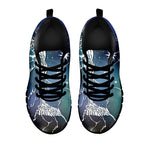 Constellation Of Leo Print Black Sneakers