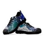 Constellation Of Leo Print Black Sneakers