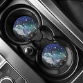 Constellation Of Leo Print Car Coasters