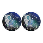Constellation Of Leo Print Car Coasters