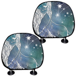 Constellation Of Leo Print Car Headrest Covers