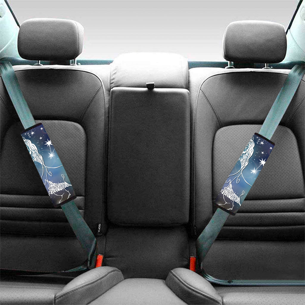 Constellation Of Leo Print Car Seat Belt Covers