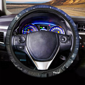 Constellation Of Leo Print Car Steering Wheel Cover