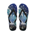 Constellation Of Leo Print Flip Flops