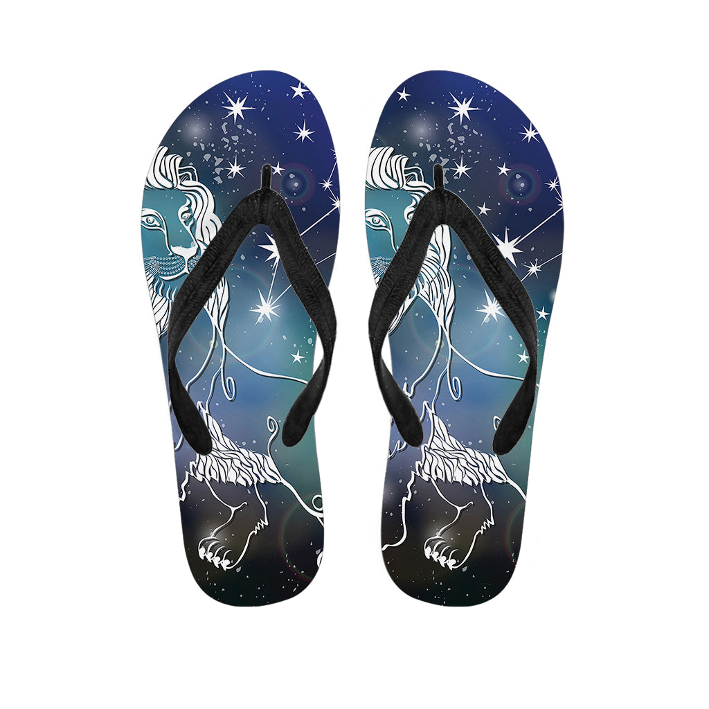 Constellation Of Leo Print Flip Flops