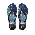 Constellation Of Leo Print Flip Flops