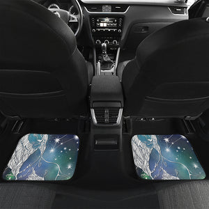 Constellation Of Leo Print Front and Back Car Floor Mats