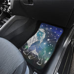 Constellation Of Leo Print Front and Back Car Floor Mats