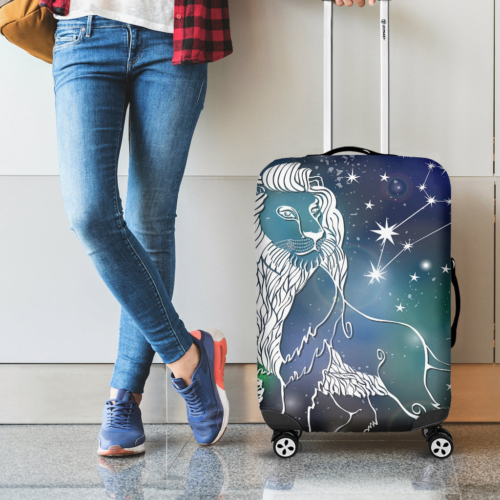 Constellation Of Leo Print Luggage Cover