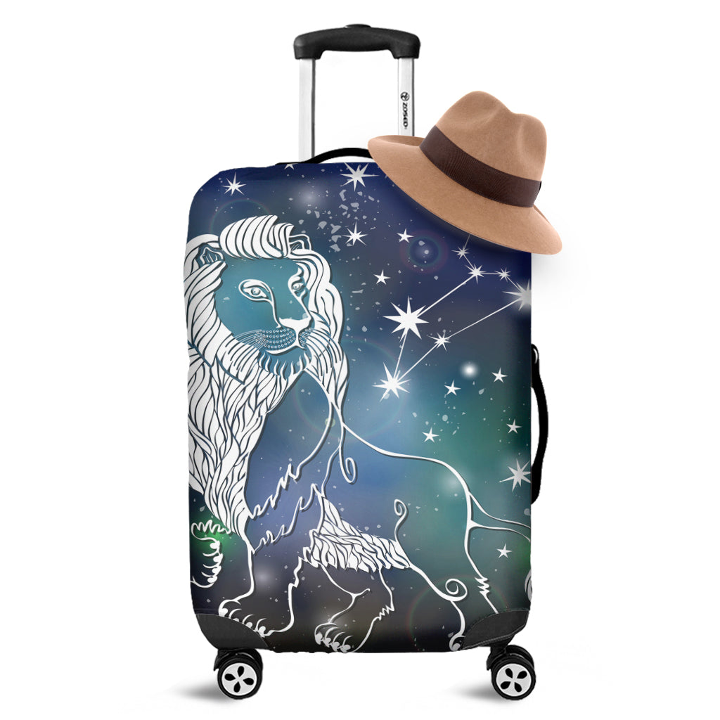 Constellation Of Leo Print Luggage Cover