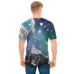 Constellation Of Leo Print Men's T-Shirt