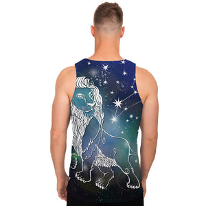 Constellation Of Leo Print Men's Tank Top