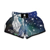 Constellation Of Leo Print Muay Thai Boxing Shorts