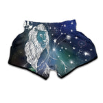 Constellation Of Leo Print Muay Thai Boxing Shorts