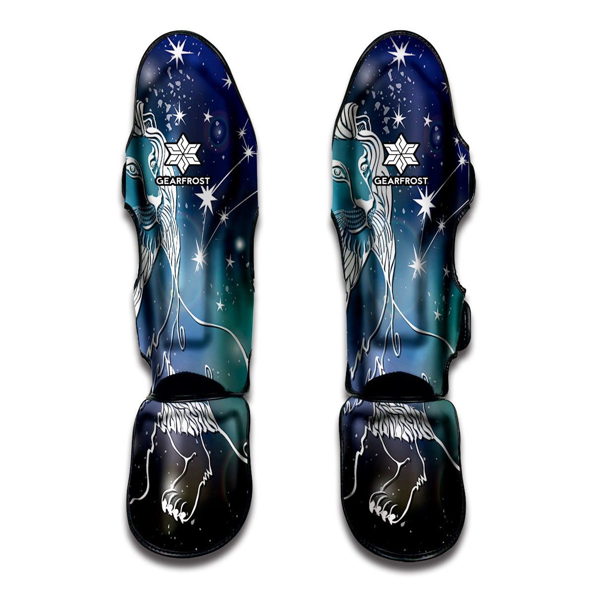 Constellation Of Leo Print Muay Thai Shin Guard