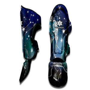 Constellation Of Leo Print Muay Thai Shin Guard