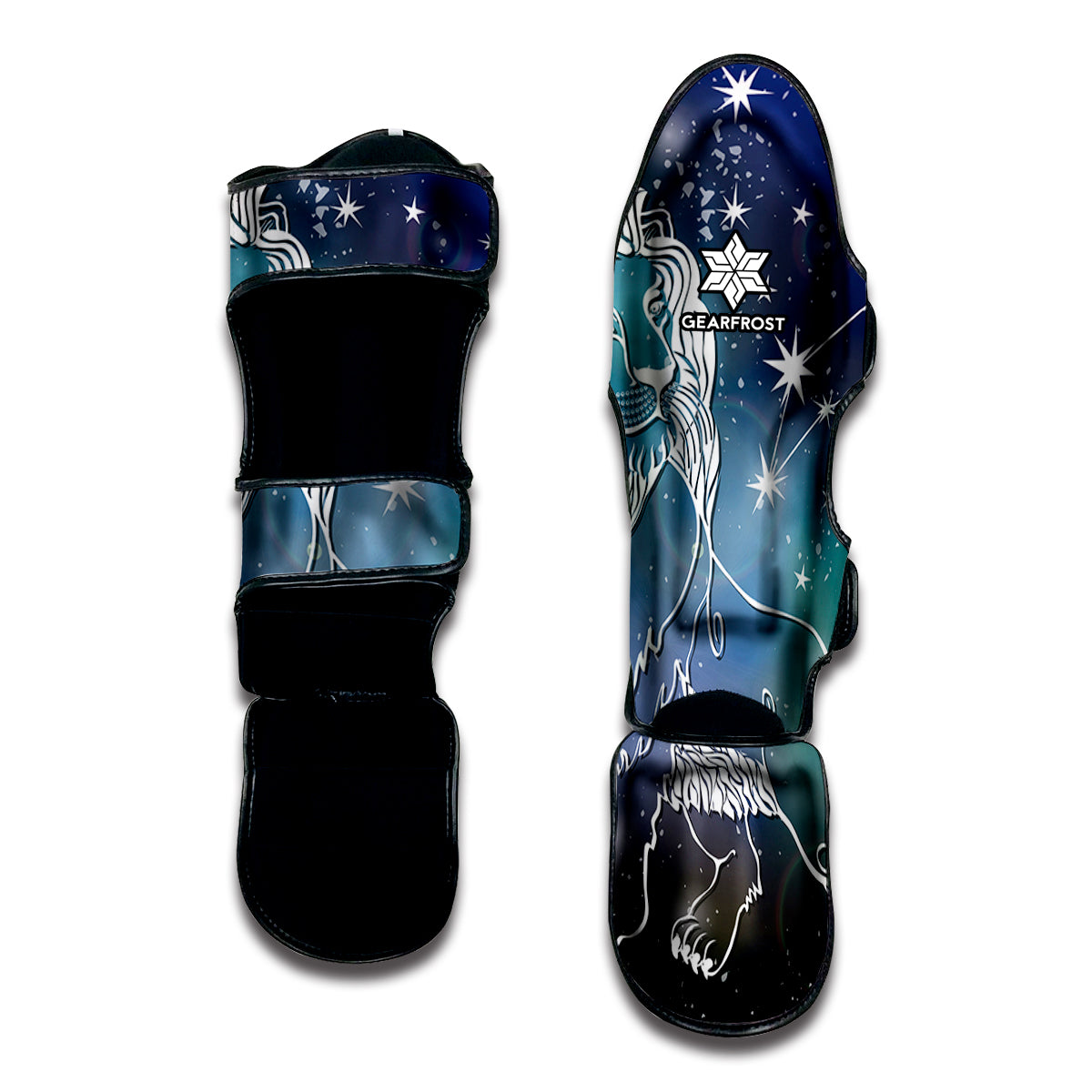 Constellation Of Leo Print Muay Thai Shin Guard