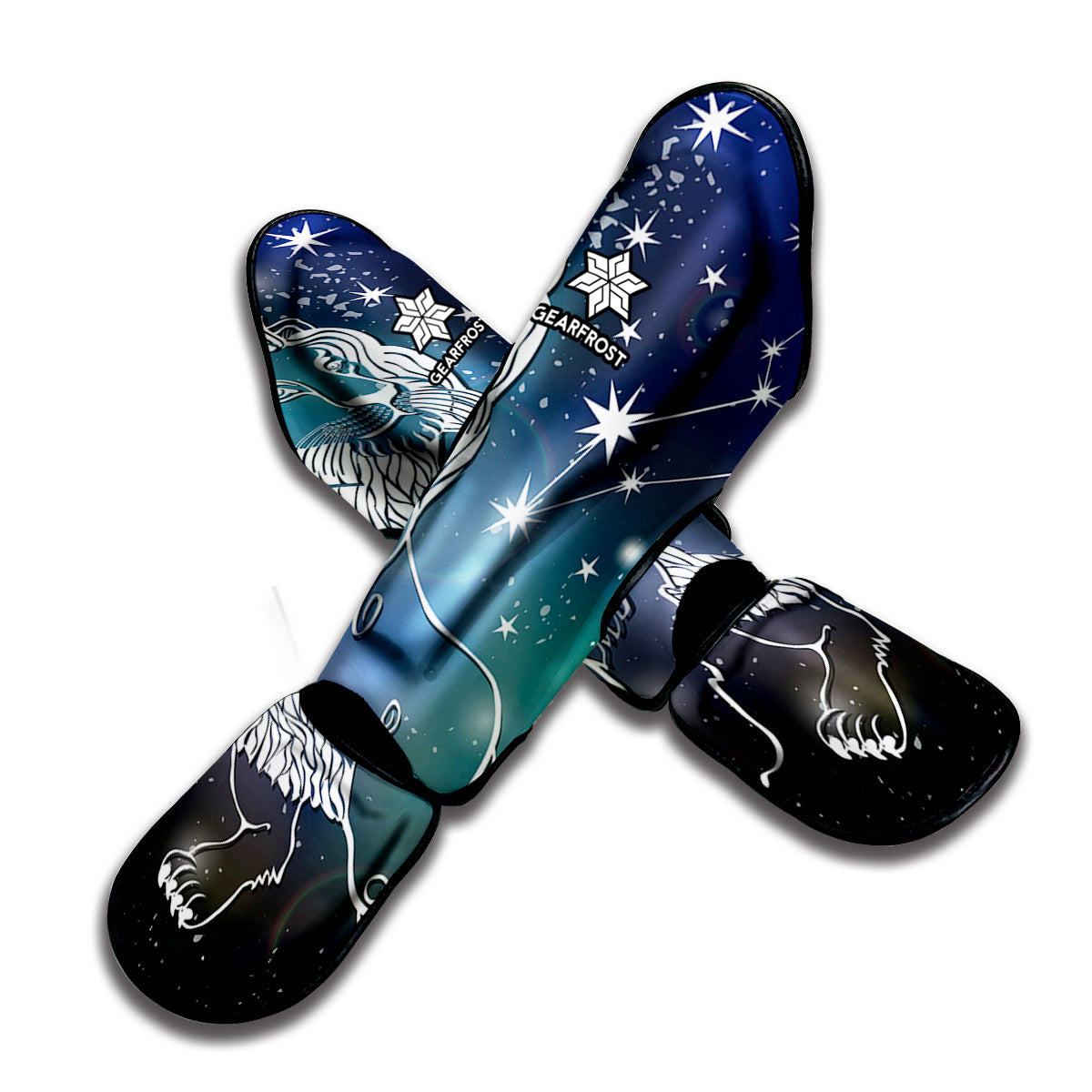 Constellation Of Leo Print Muay Thai Shin Guard