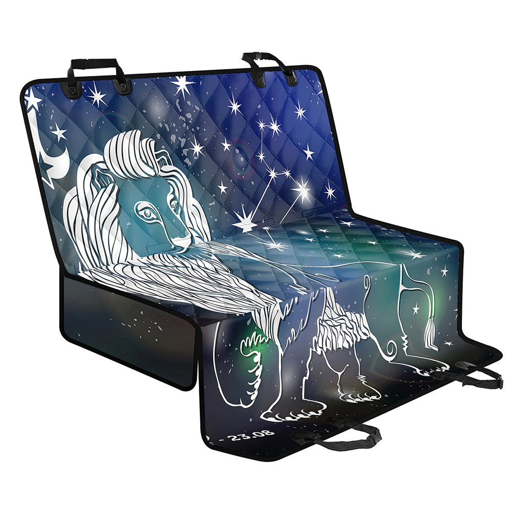 Constellation Of Leo Print Pet Car Back Seat Cover