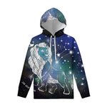 Constellation Of Leo Print Pullover Hoodie