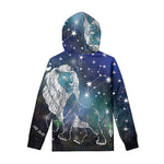 Constellation Of Leo Print Pullover Hoodie