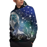 Constellation Of Leo Print Pullover Hoodie