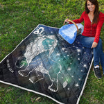 Constellation Of Leo Print Quilt
