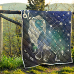 Constellation Of Leo Print Quilt
