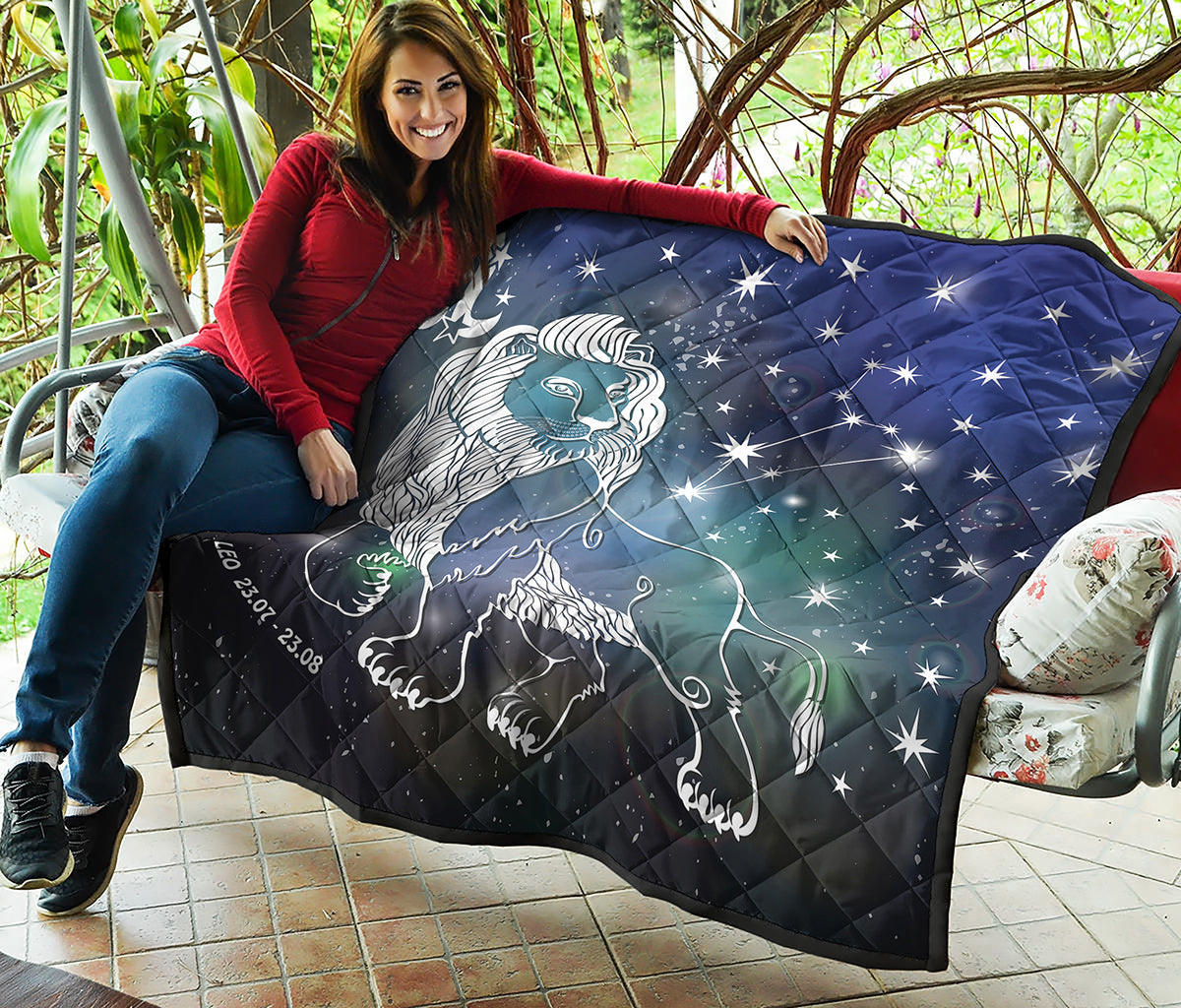 Constellation Of Leo Print Quilt