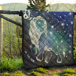 Constellation Of Leo Print Quilt