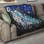 Constellation Of Leo Print Quilt