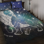 Constellation Of Leo Print Quilt Bed Set