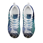 Constellation Of Leo Print White Sneakers