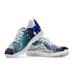 Constellation Of Leo Print White Sneakers
