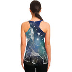Constellation Of Leo Print Women's Racerback Tank Top