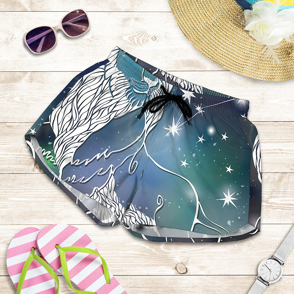 Constellation Of Leo Print Women's Shorts