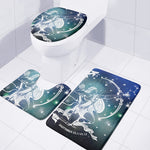 Constellation Of Sagittarius Print 3 Piece Bath Mat Set