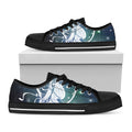 Constellation Of Sagittarius Print Black Low Top Sneakers