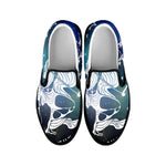 Constellation Of Sagittarius Print Black Slip On Shoes