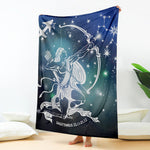 Constellation Of Sagittarius Print Blanket