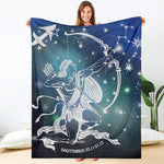 Constellation Of Sagittarius Print Blanket