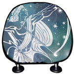 Constellation Of Sagittarius Print Car Headrest Covers