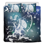 Constellation Of Sagittarius Print Duvet Cover Bedding Set