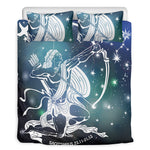 Constellation Of Sagittarius Print Duvet Cover Bedding Set