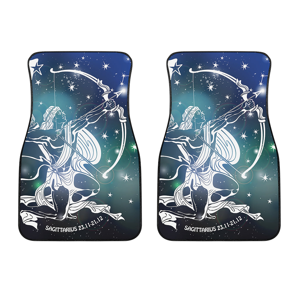 Constellation Of Sagittarius Print Front Car Floor Mats