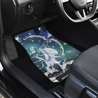 Constellation Of Sagittarius Print Front Car Floor Mats