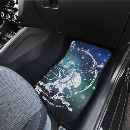Constellation Of Sagittarius Print Front Car Floor Mats