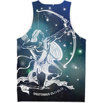 Constellation Of Sagittarius Print Men's Tank Top