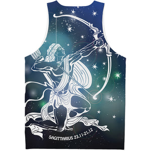 Constellation Of Sagittarius Print Men's Tank Top